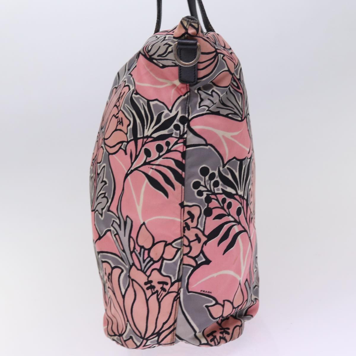 PRADA Tote Bag Nylon Pink Auth ep4604