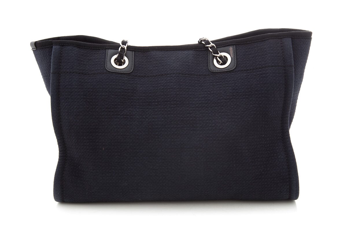 Chanel 2022 Navy Deauville Shopping Tote HandBag