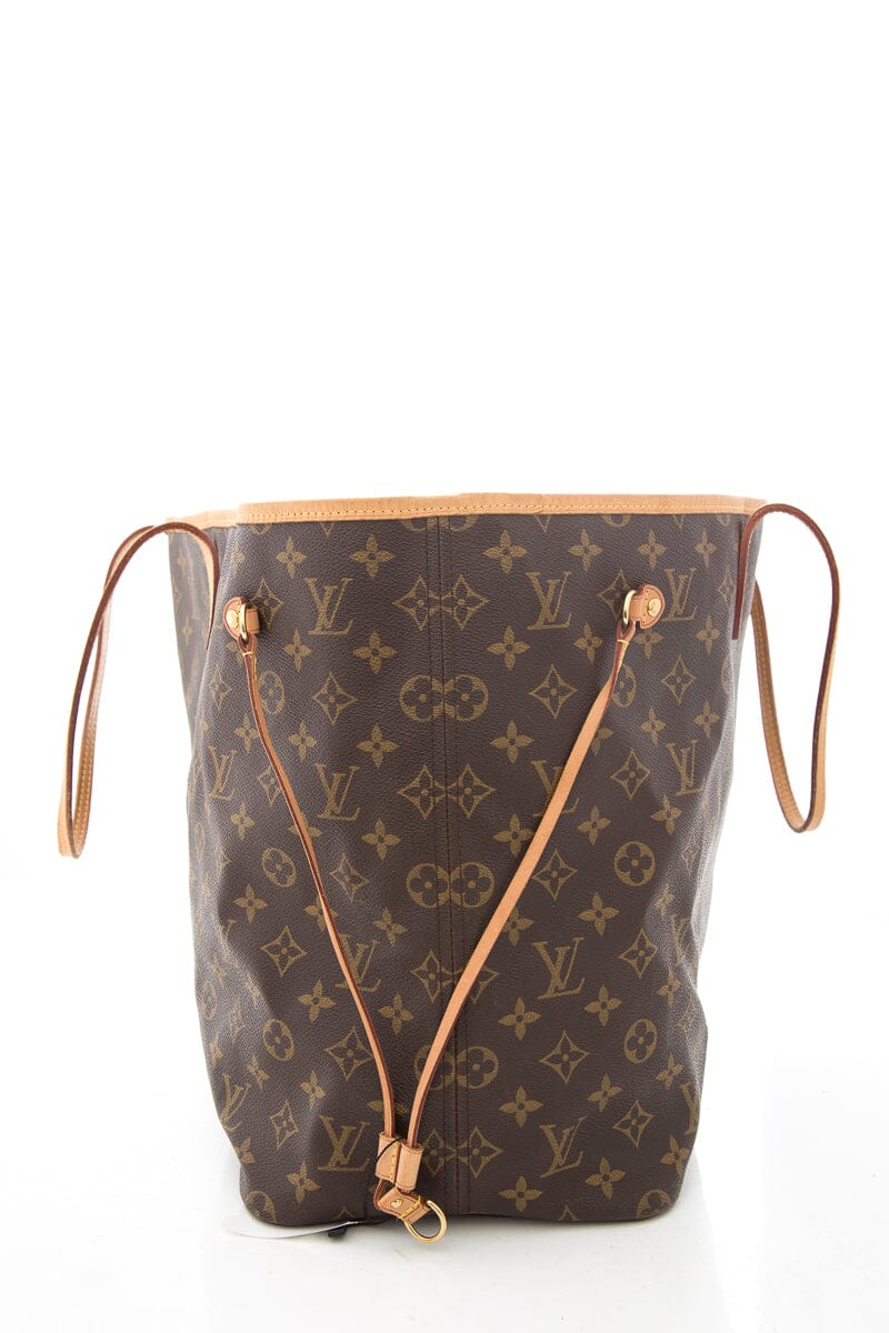 Louis Vuitton 2012 Brown Monogram Neverfull GM Tote