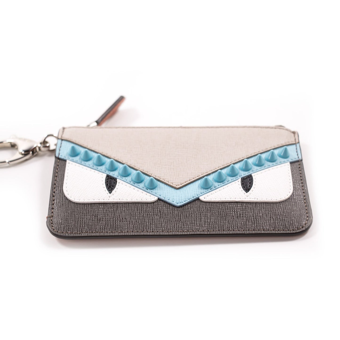 Fendi Monster Vitello Elite Leather Key Case