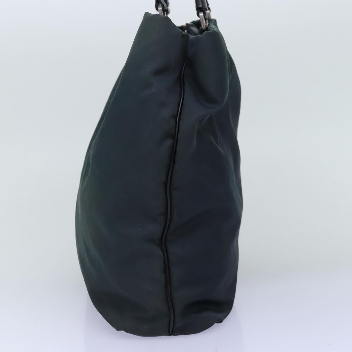 PRADA Tote Bag Nylon Green Auth fm3424