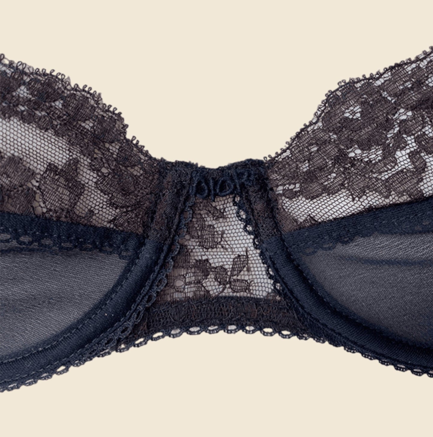 CHRISTIAN DIOR MONOGRAM BALCONETTE BRA