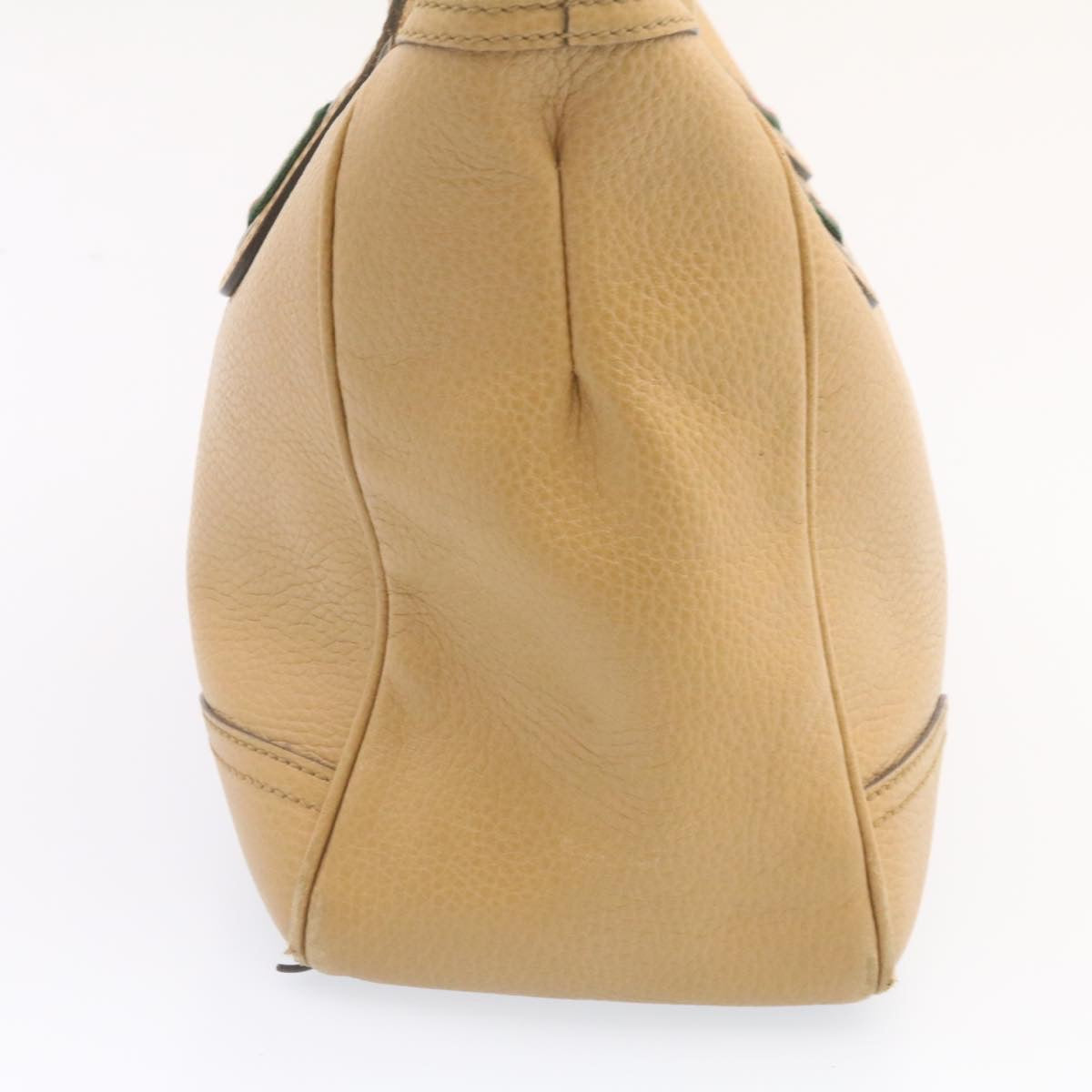 GUCCI Princy Line Tote Bag Leather Beige am1445g