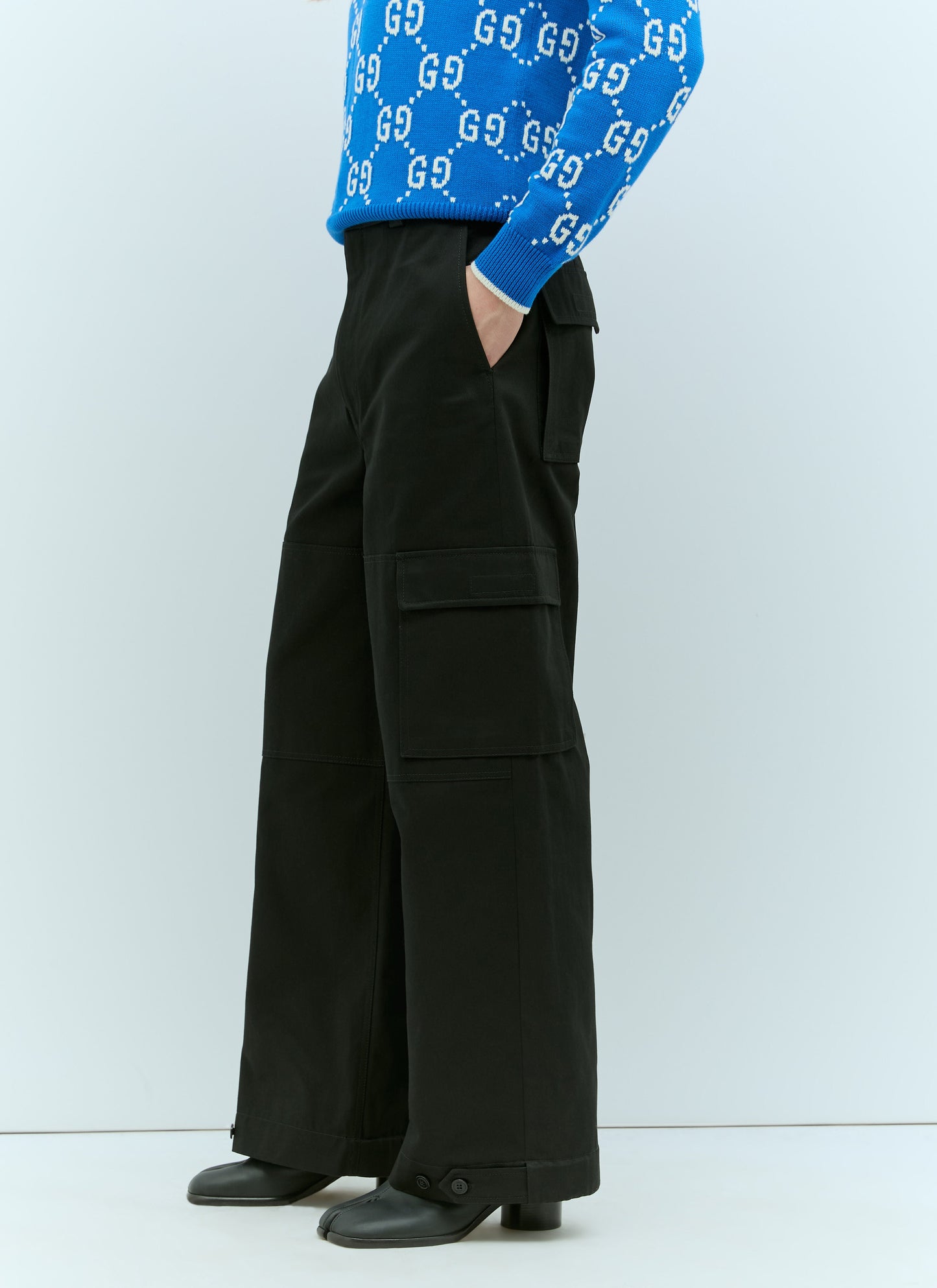 Gucci Men Drill Cargo Pants