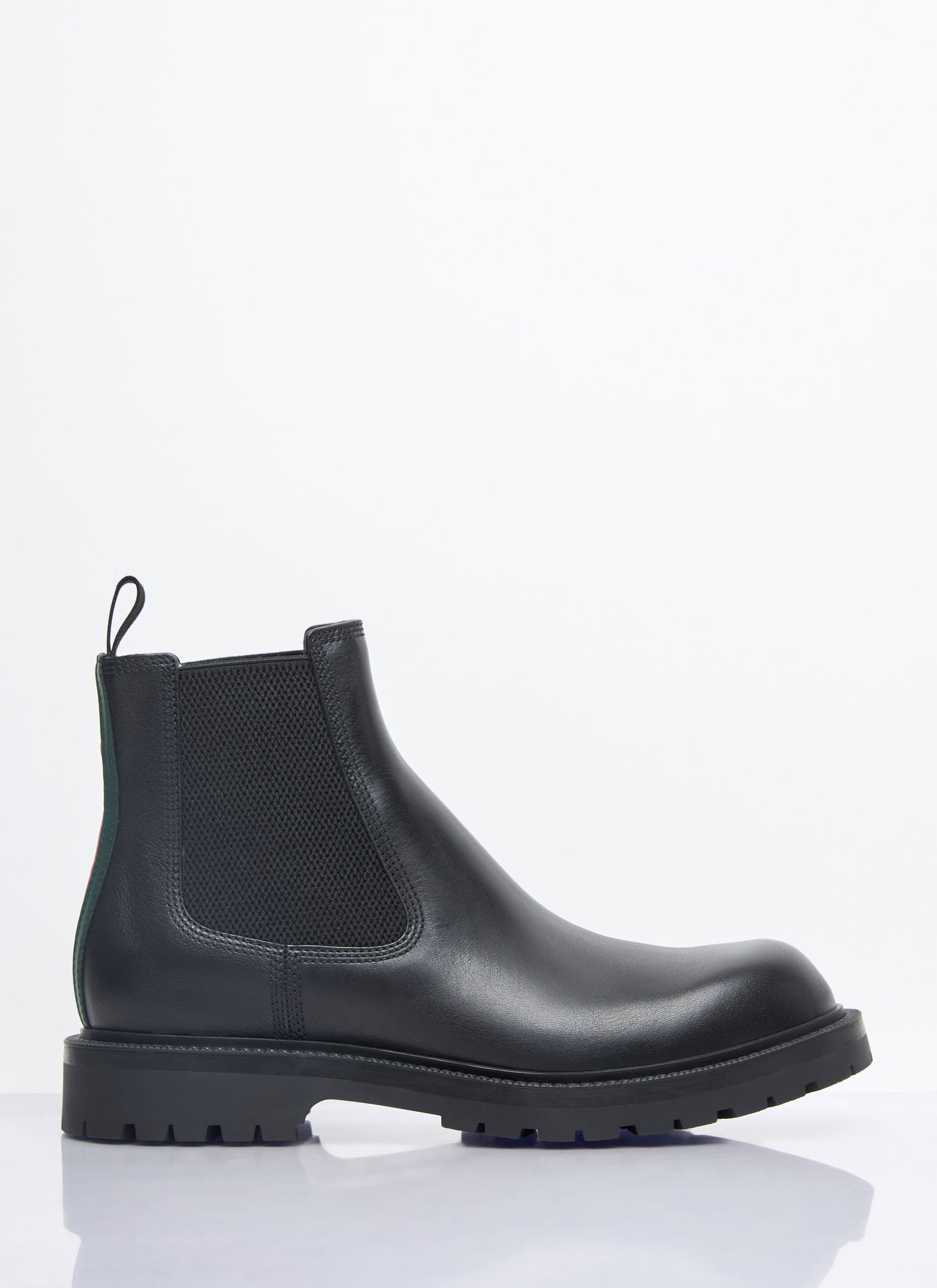 Gucci Men Web Chelsea Boots