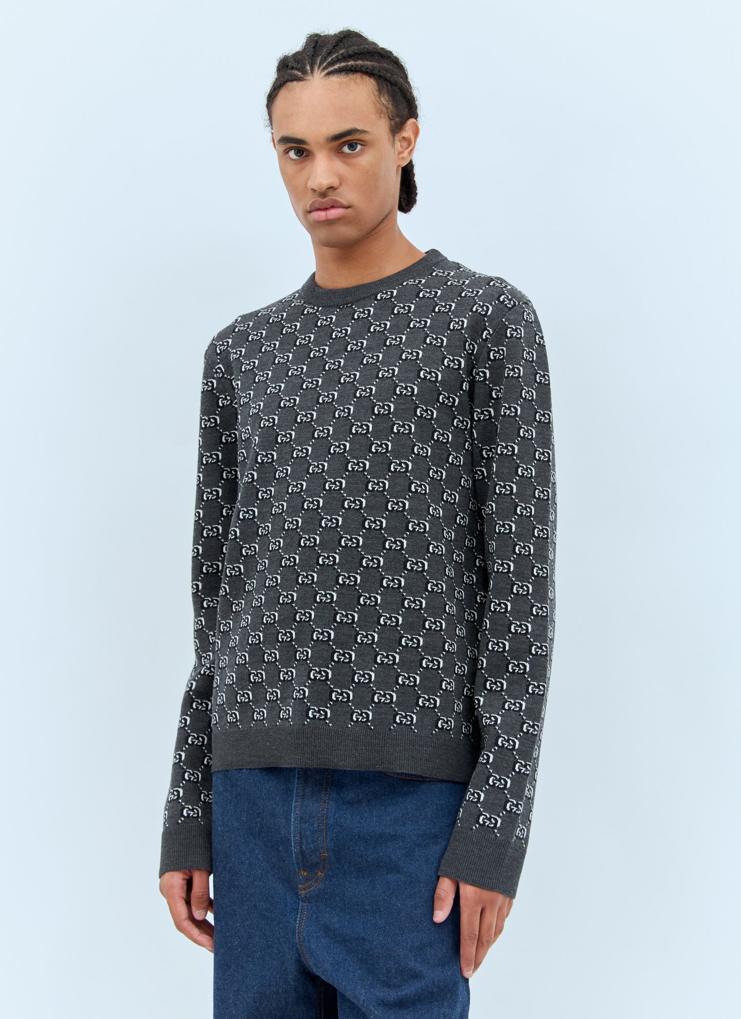 Gucci Men Gg Shadow Sweater