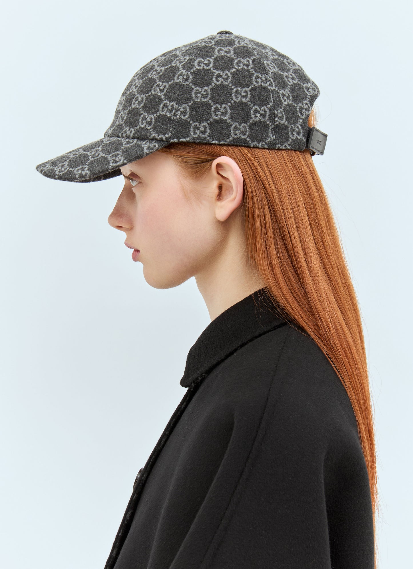 Gucci Women Gg Flannel Baseball Cap