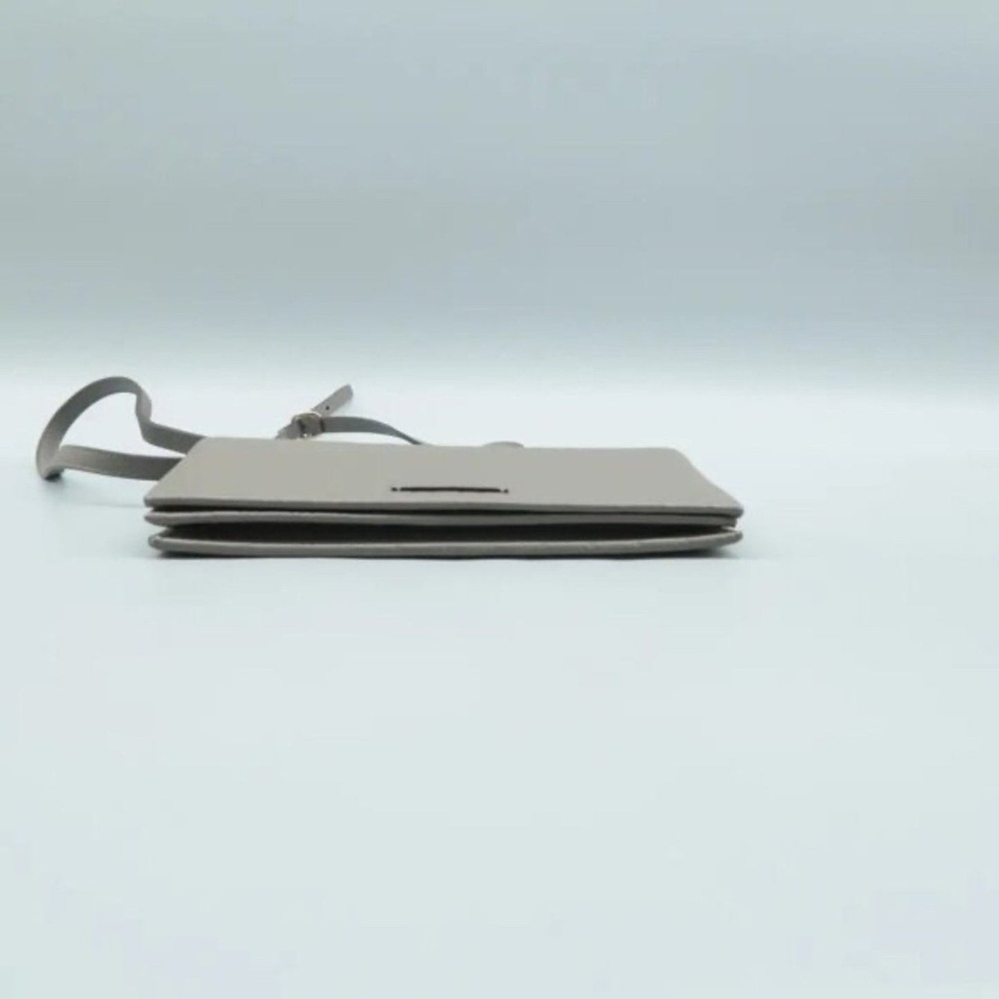 GUCCI Grey Grey Leather Shoulder Bag