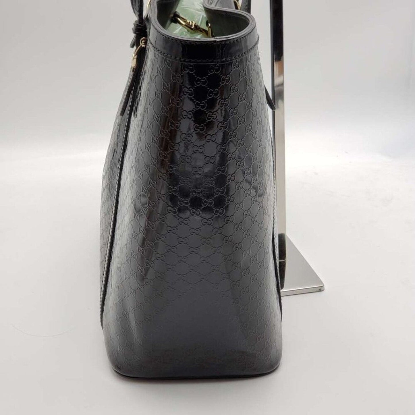 Gucci Patent Leather Tote Bag