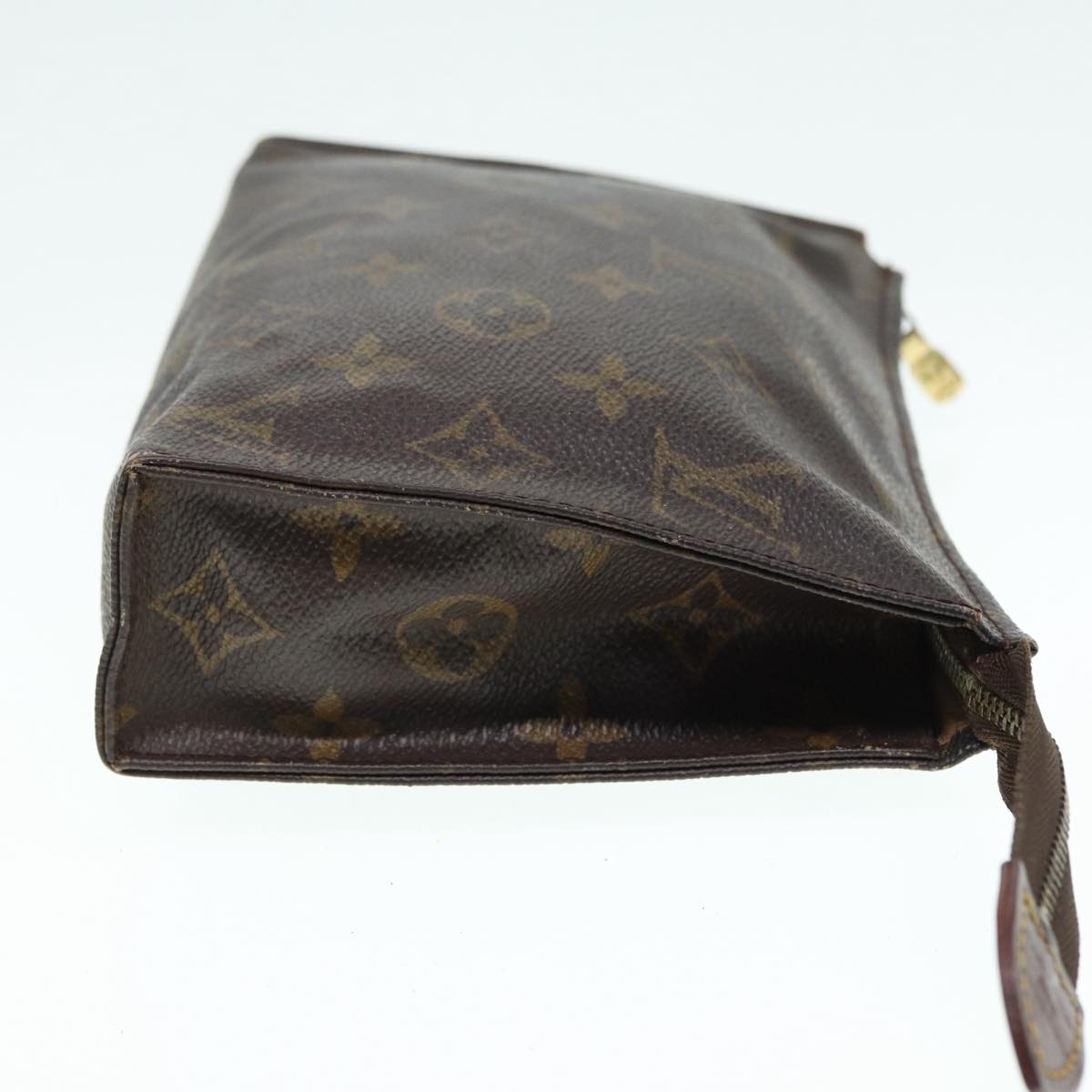 LOUIS VUITTON Monogram Poche Toilette 19 Pouch M47544 LV Auth hk1592