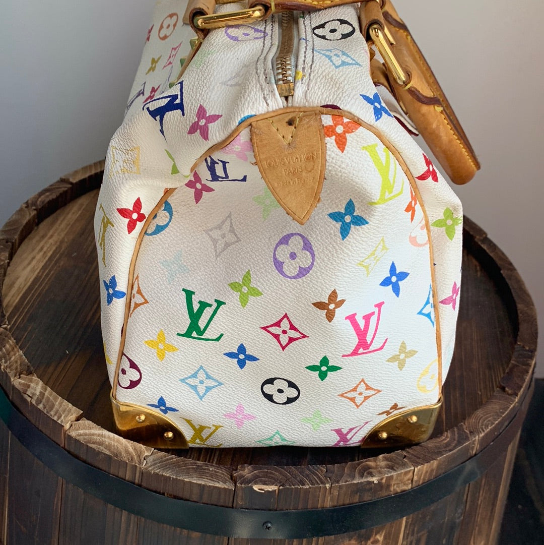 Louis Vuitton Multicolor Monogram Speedy 30