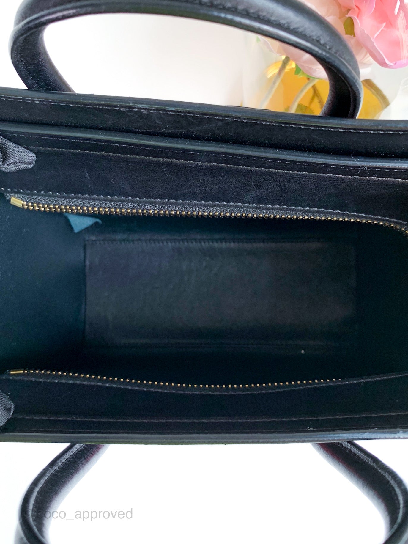 Celine Tri Color Python and Leather Nano Luggage Tote