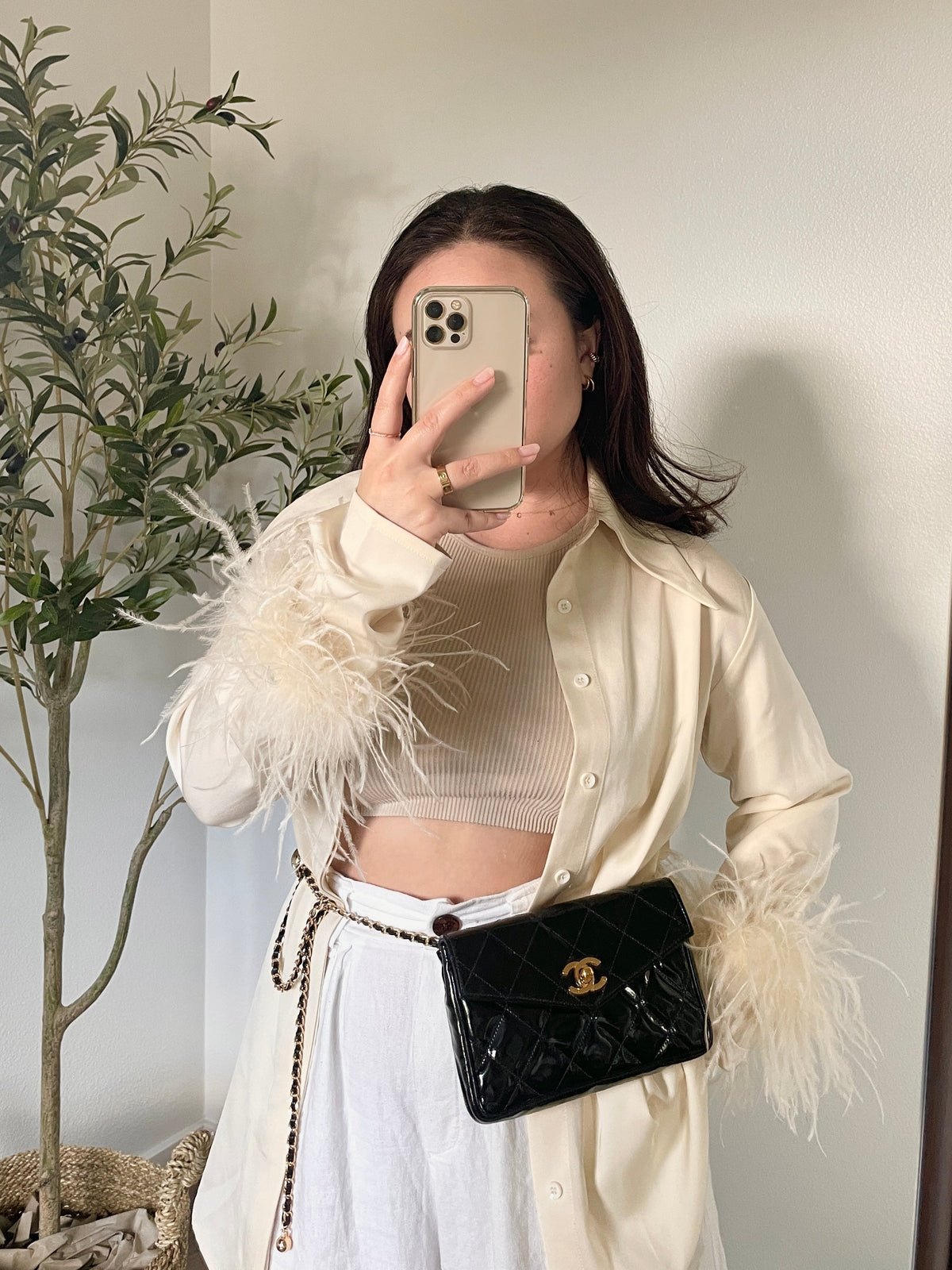 Chanel Patent Leather Bum Bag
