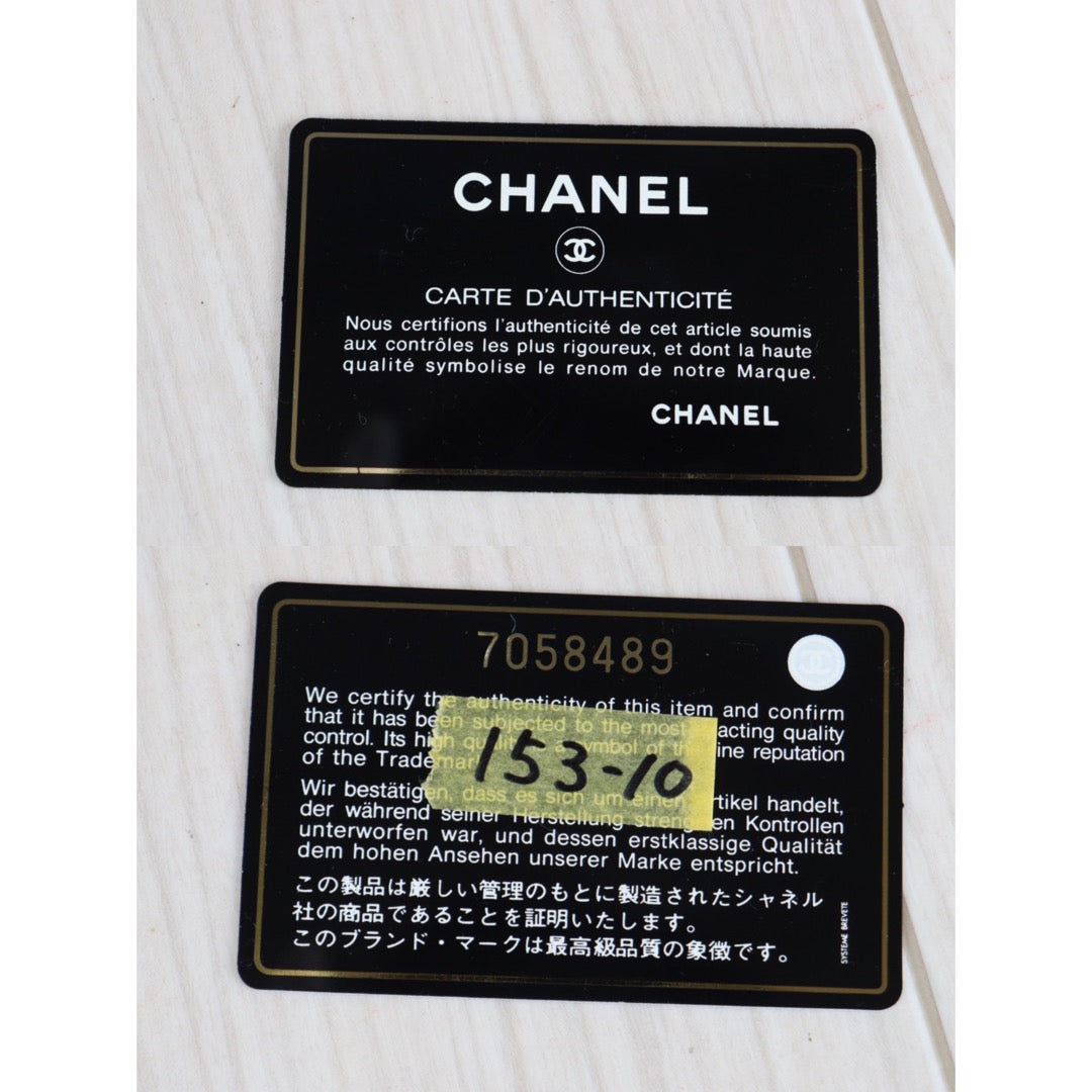 Rank A | CHANEL Caviar Skin Vanity Handbag |23010702