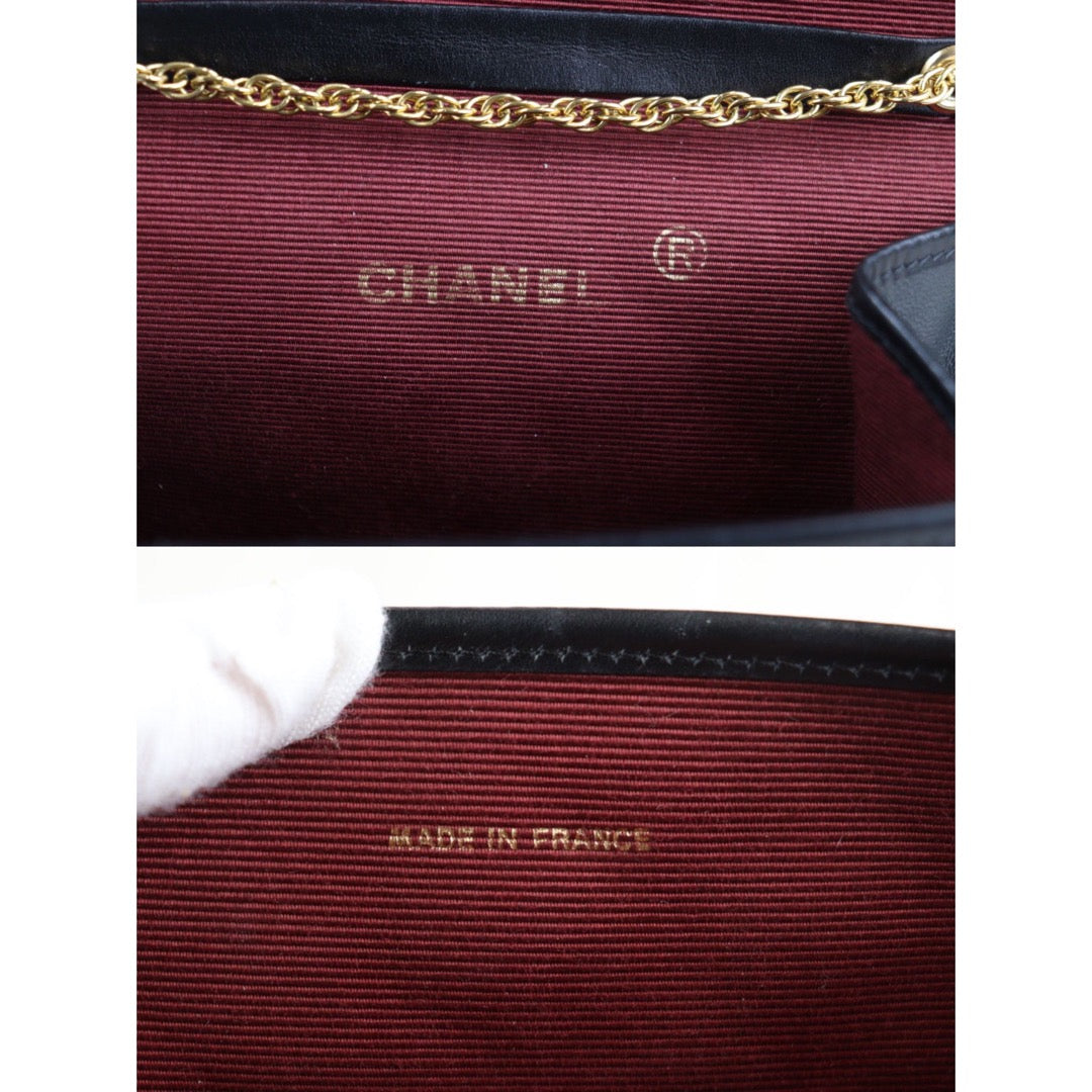 Rank AB | CHANEL Mini Coco Mark Matrasse Lambskin Chain Shoulder Bag |V23072721