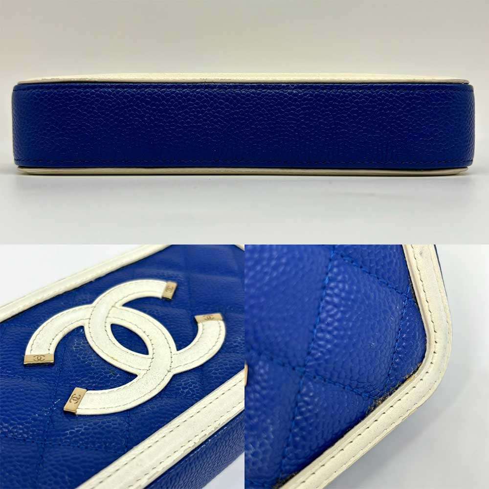 Chanel Caviar Matelasse Filigree Shoulder Bag