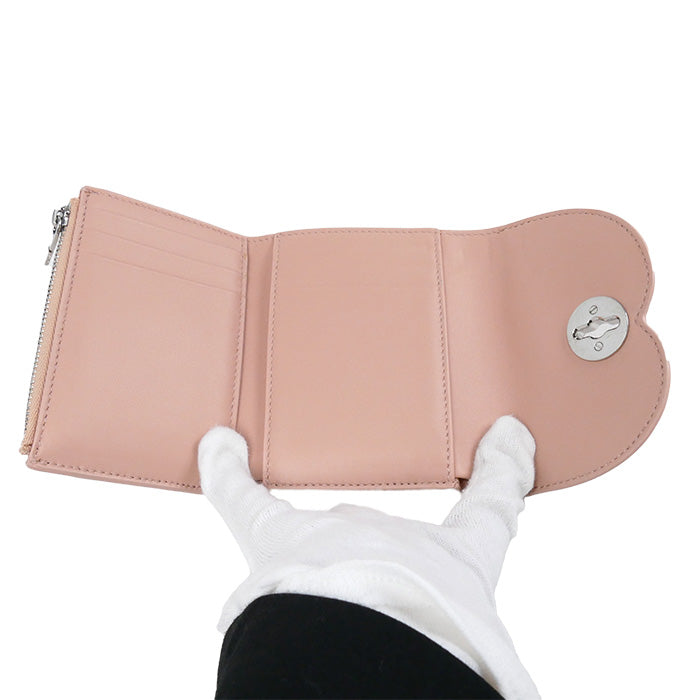 Burberry Chess Compact Trifold Wallet Pink