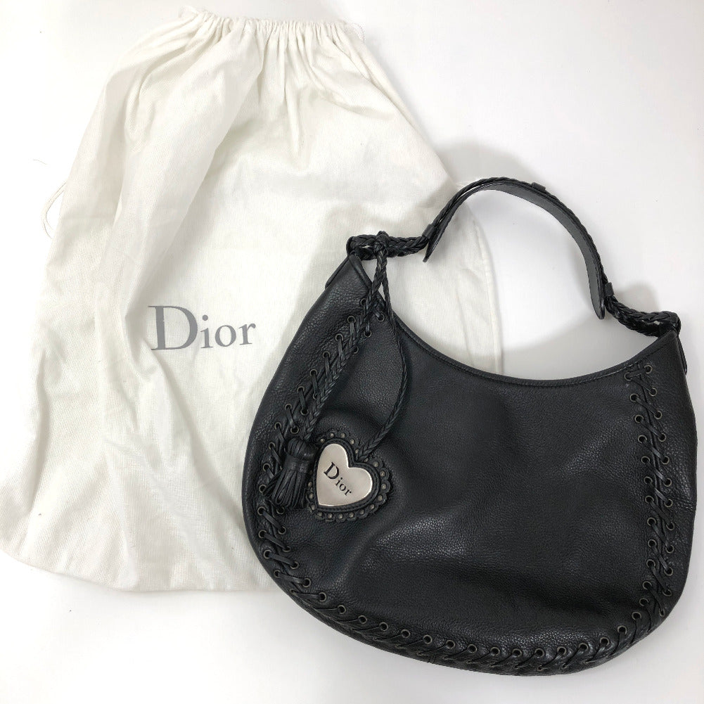 Leather Ethnic Hobo Bag