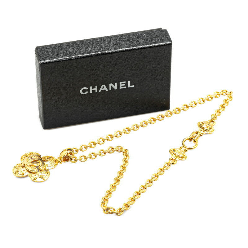 Chanel Coco Mark Clover Necklace