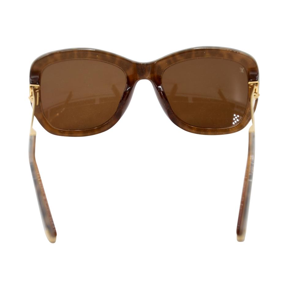 Louis Vuitton Lv Mascot Aviator Tortoise Sunglasses LV-0912N-0005