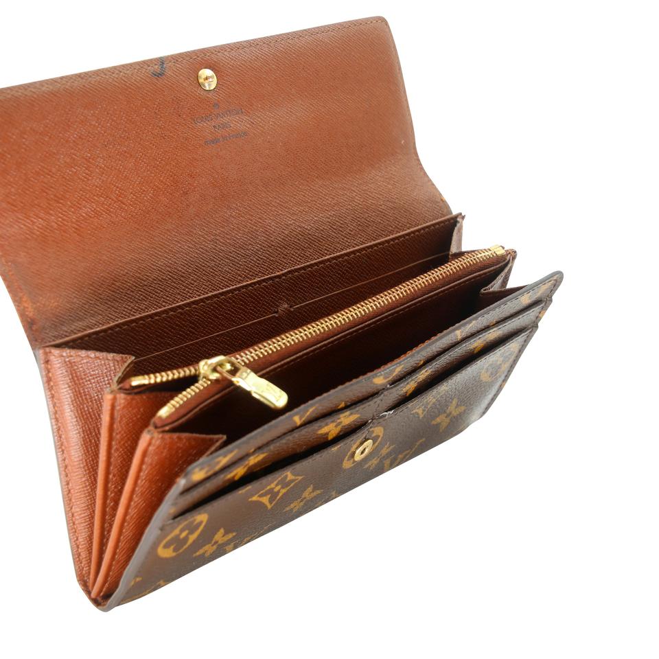 Louis Vuitton Sarah GM Large Canvas Travel Wallet LV-0813N-0005