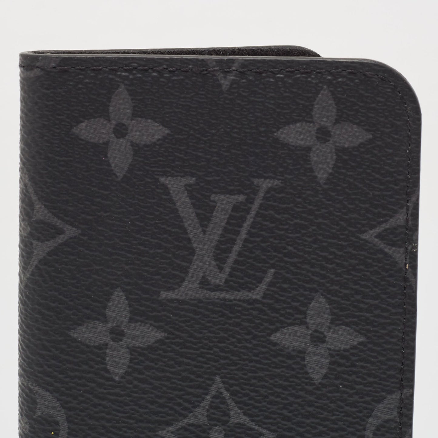 LOUIS VUITTON Monogram Eclipse Canvas iPhone X Folio Case
