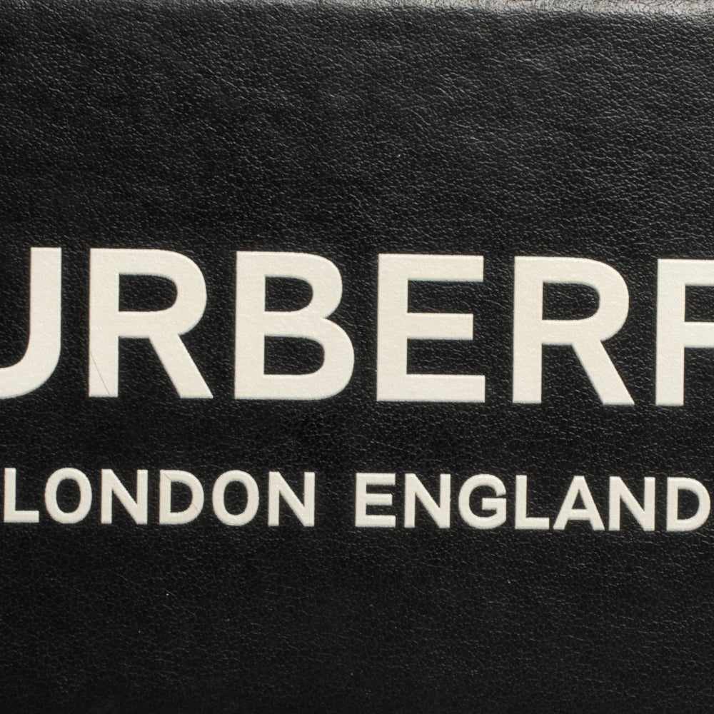 BURBERRY Black Leather Iphone X/XS Case