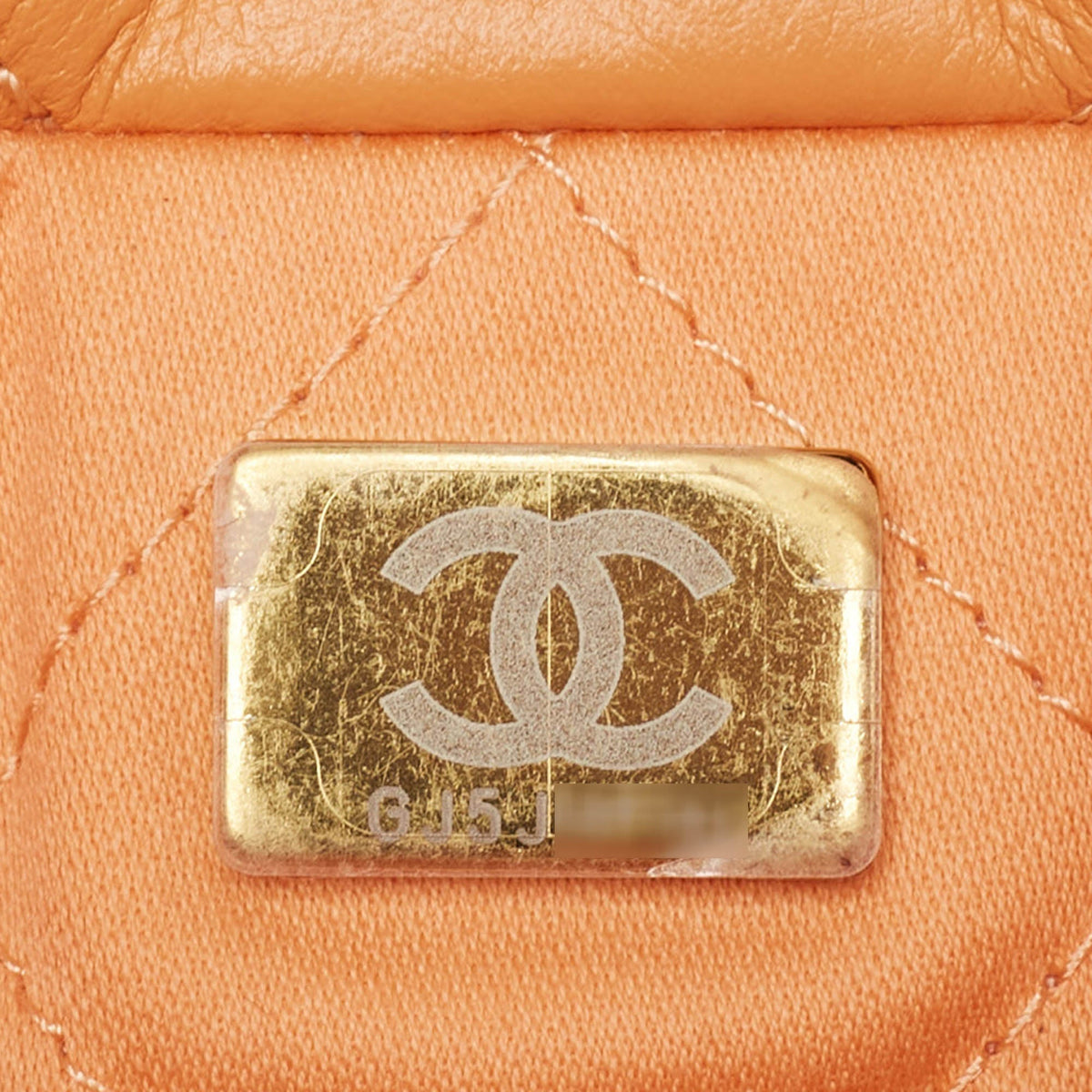Top Quality Chanel Orange Quilted Leather Mini 22 Chain Bag