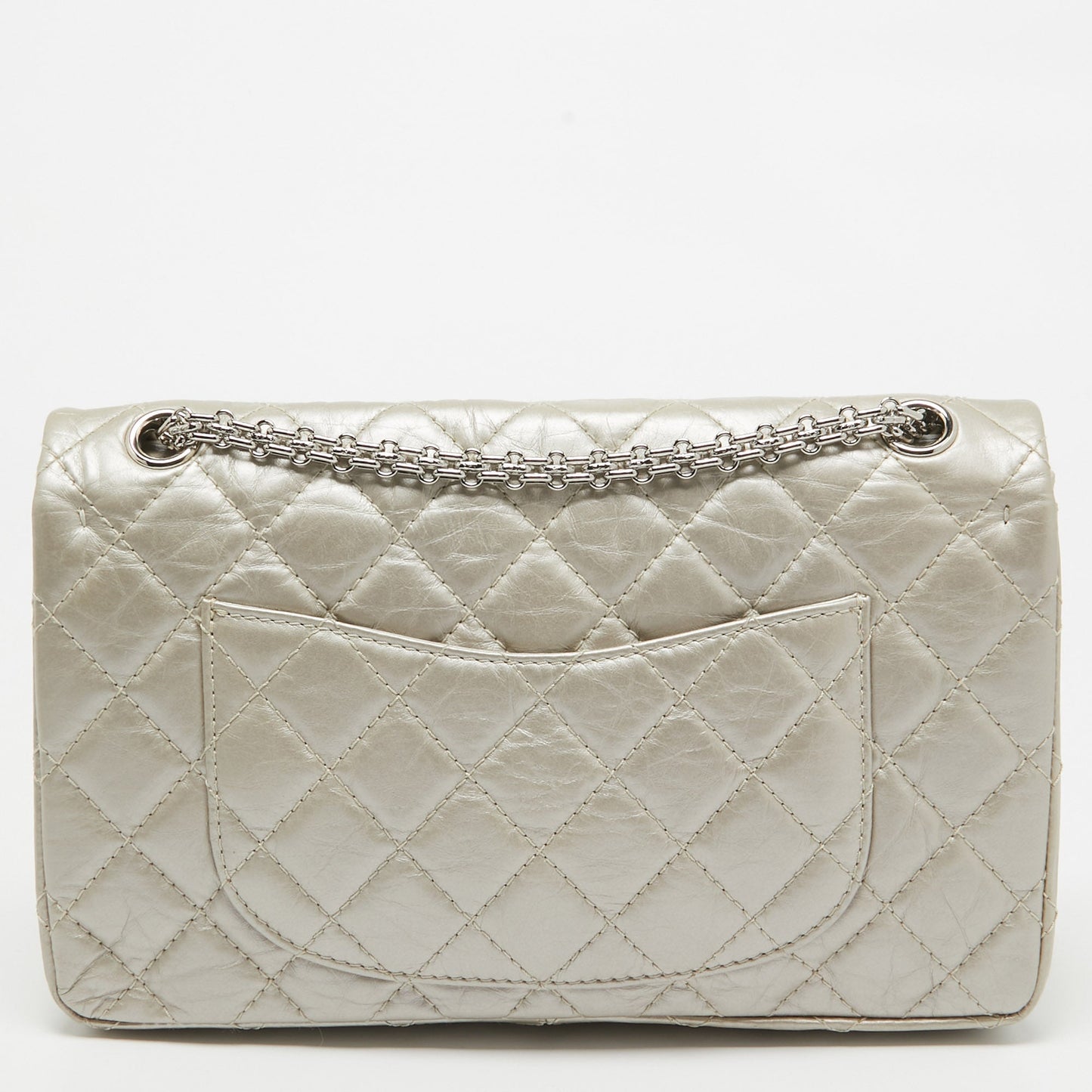 CHANEL Beige Quilted Leather 226 Classic Reissue 2.55 Flap Bag