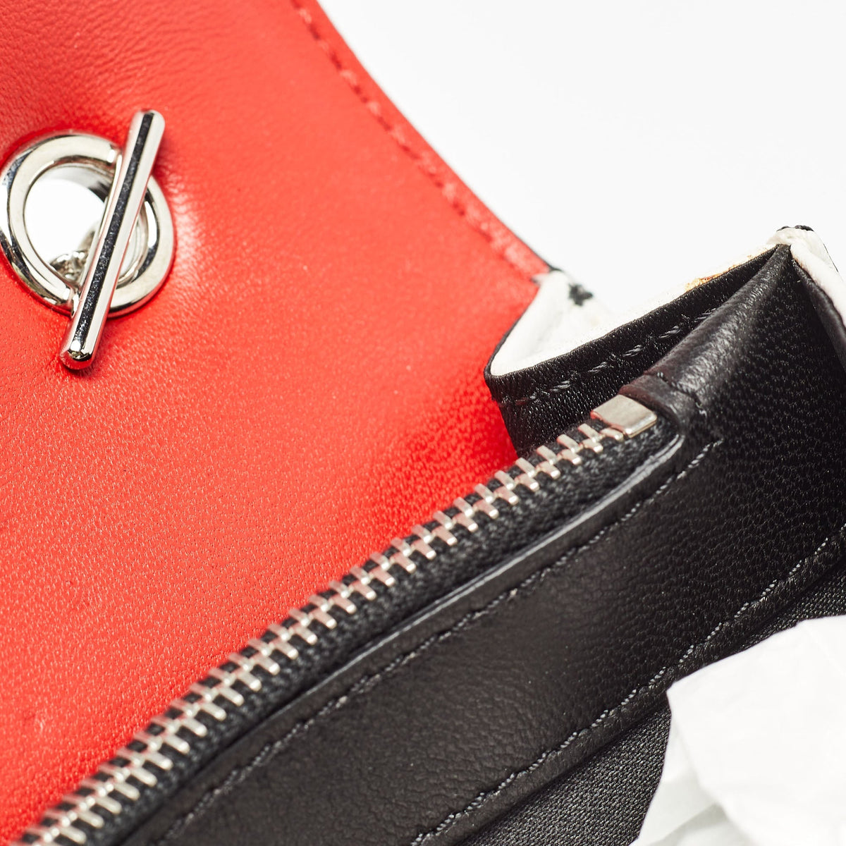 CHANEL Tricolor Quilted Leather Mini Graphic Flap Bag