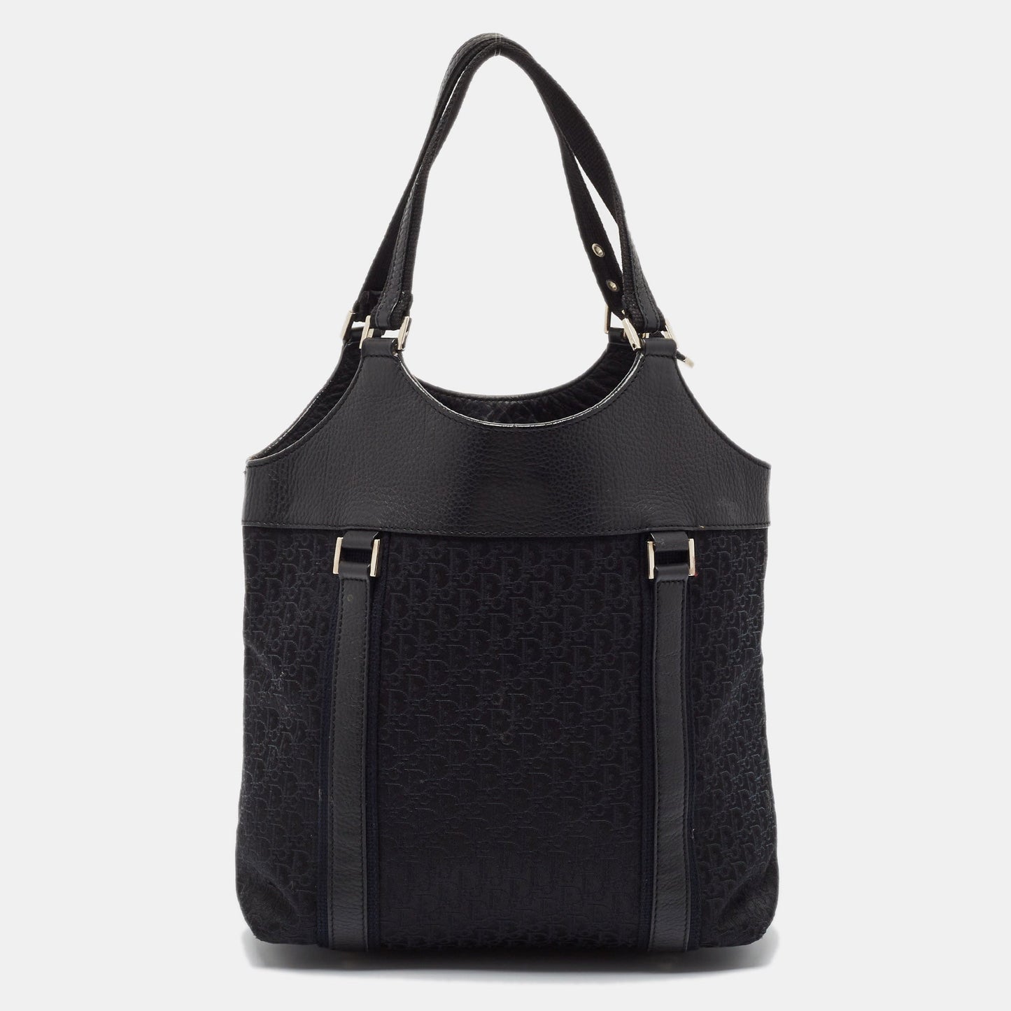 DIOR Black issimo Canvas and Leather Street Chic Tote