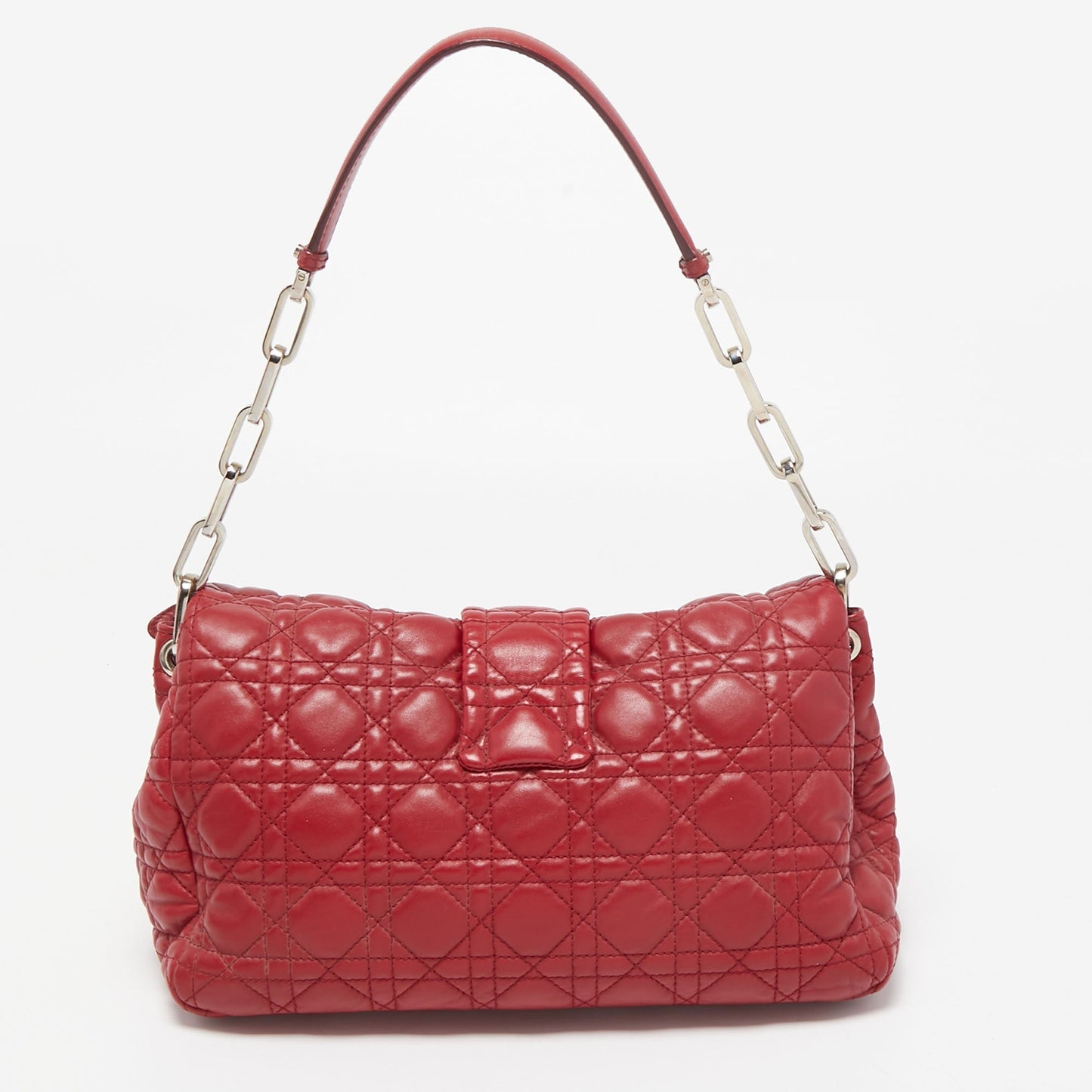 DIOR Red Cannage Leather Miss Shoulder Bag