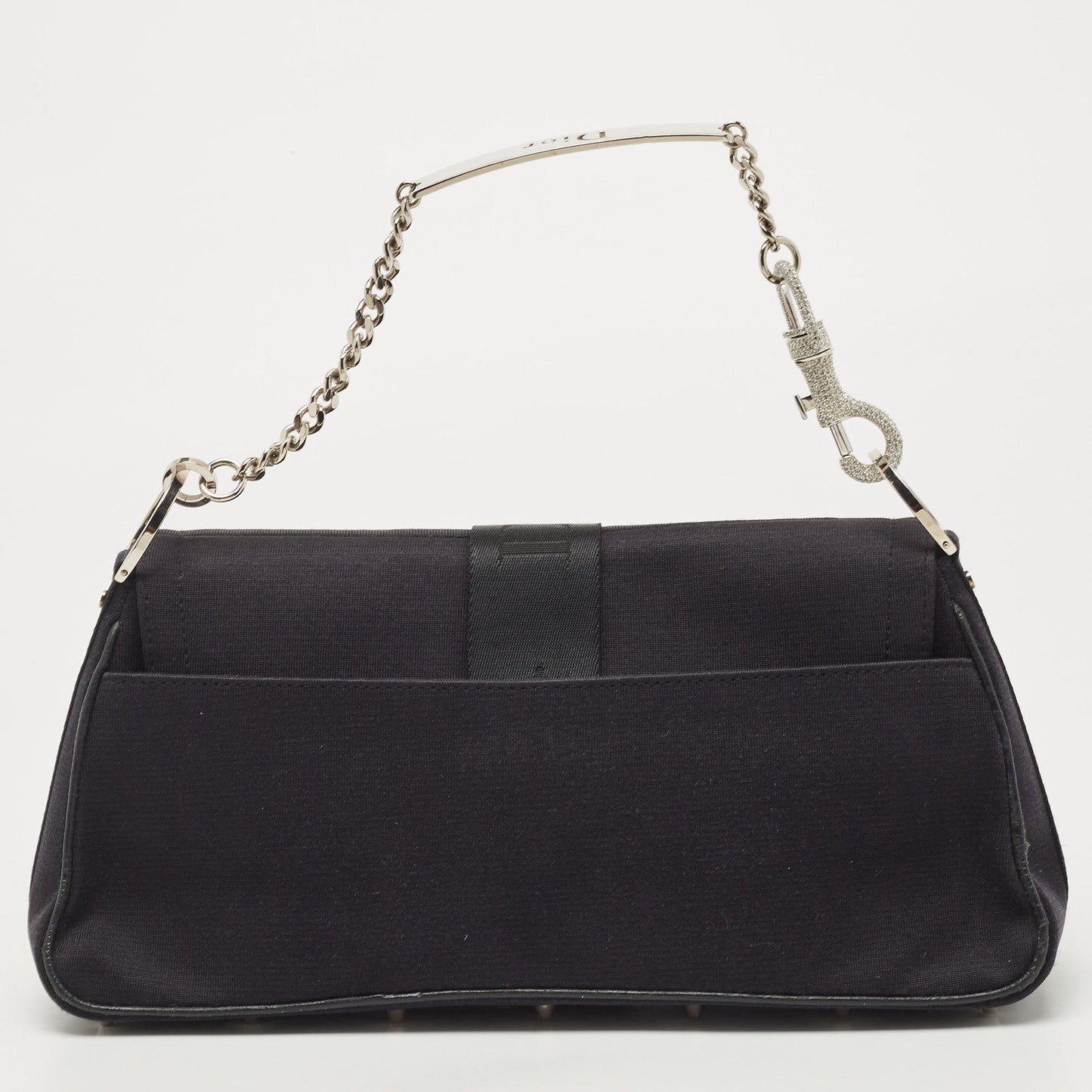 DIOR Black Fabric Hardcore Shoulder Bag