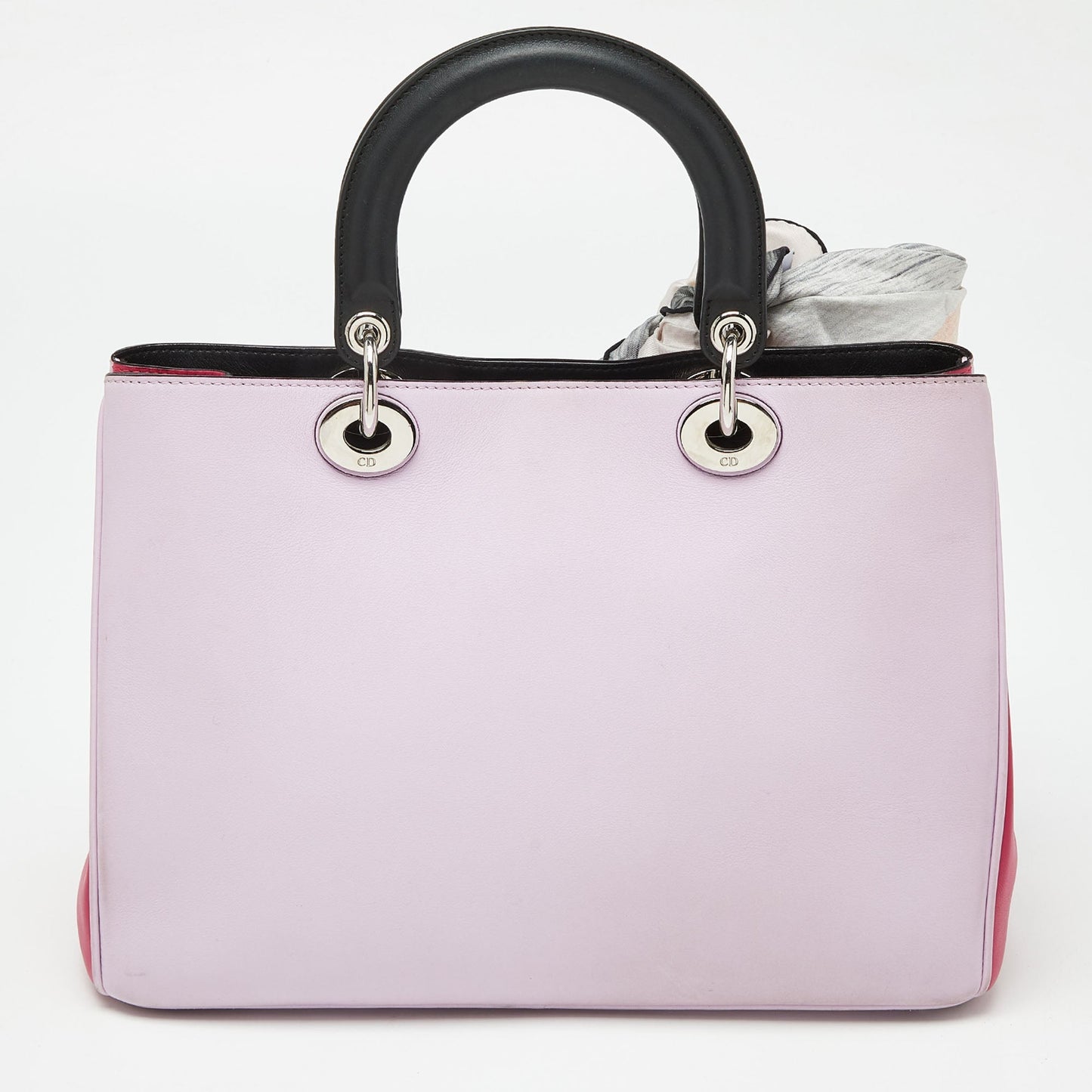DIOR Multicolor Leather Medium issimo Shopper Tote