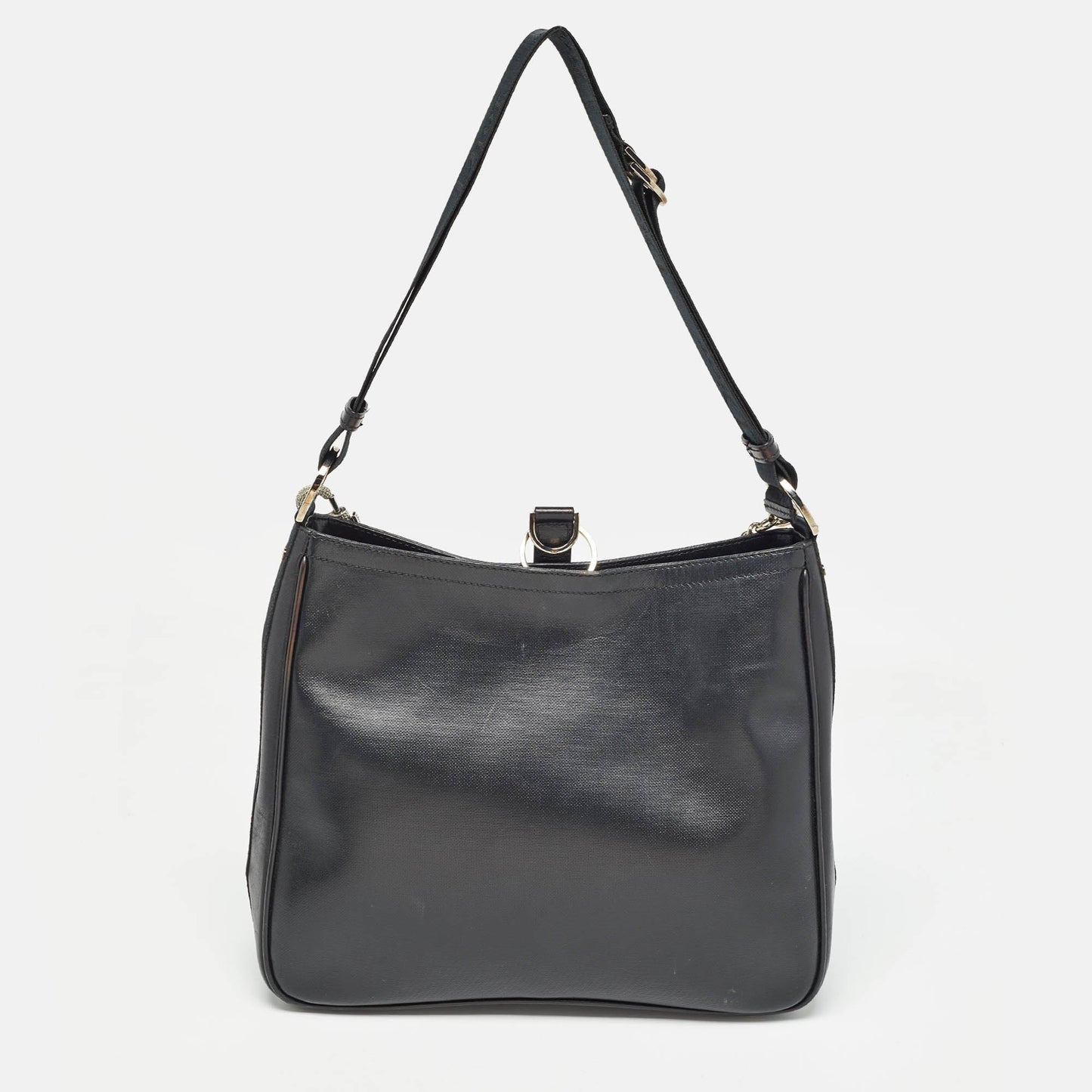 DIOR Black Leather Hardcore Shoulder Bag