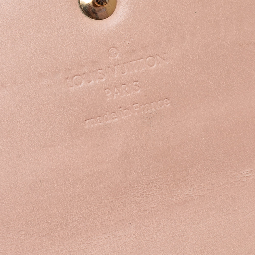 Louis Vuitton Noisette Monogram Vernis Sarah Wallet