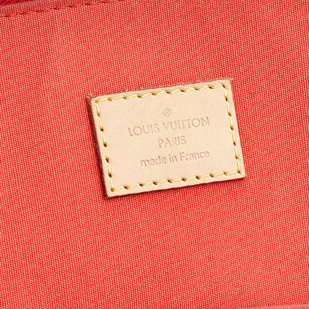 Louis Vuitton Orange Sunset Monogram Vernis Alma GM Bag