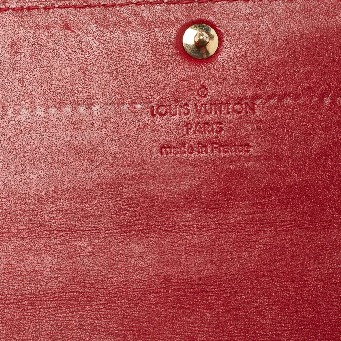 Louis Vuitton Pomme D’amour Monogram Vernis Sarah Wallet