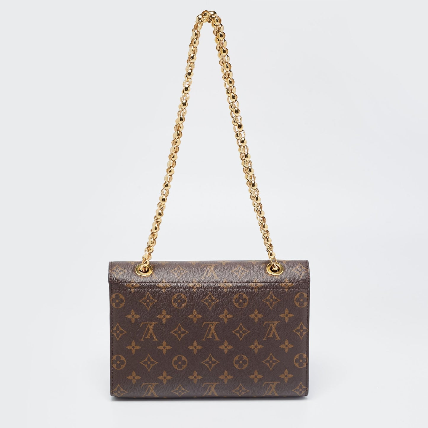 LOUIS VUITTON Black Monogram Canvas Victoire Bag