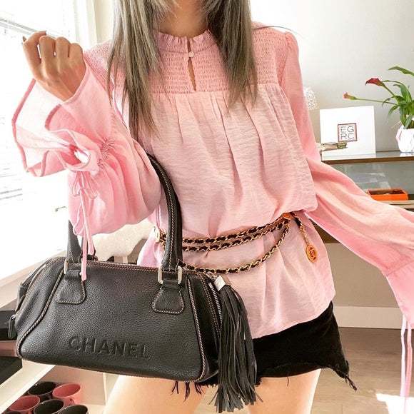 Chanel HANDBag & SHOULDER Bag BLACK CAVIAR SKIN