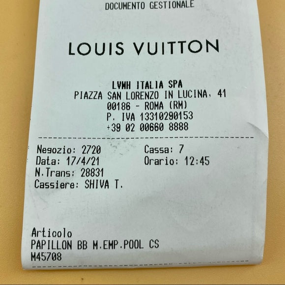 Louis Vuitton papillon BB