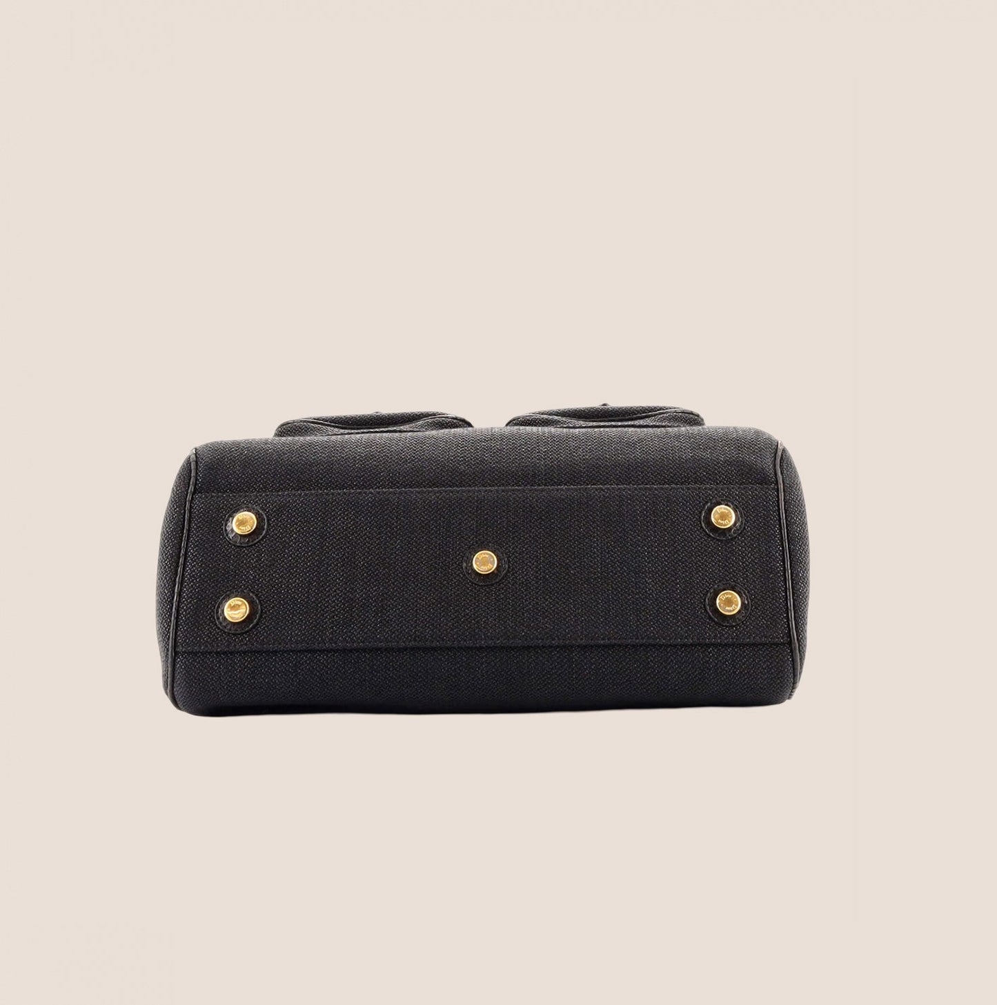 CHRISTIAN DIOR BLACK PYTHON DETECTIVE BAG