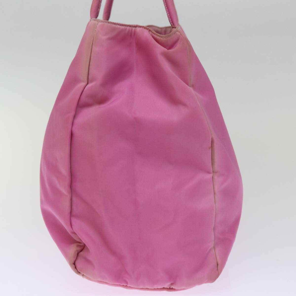 PRADA Tote Bag Nylon Pink Auth mr150