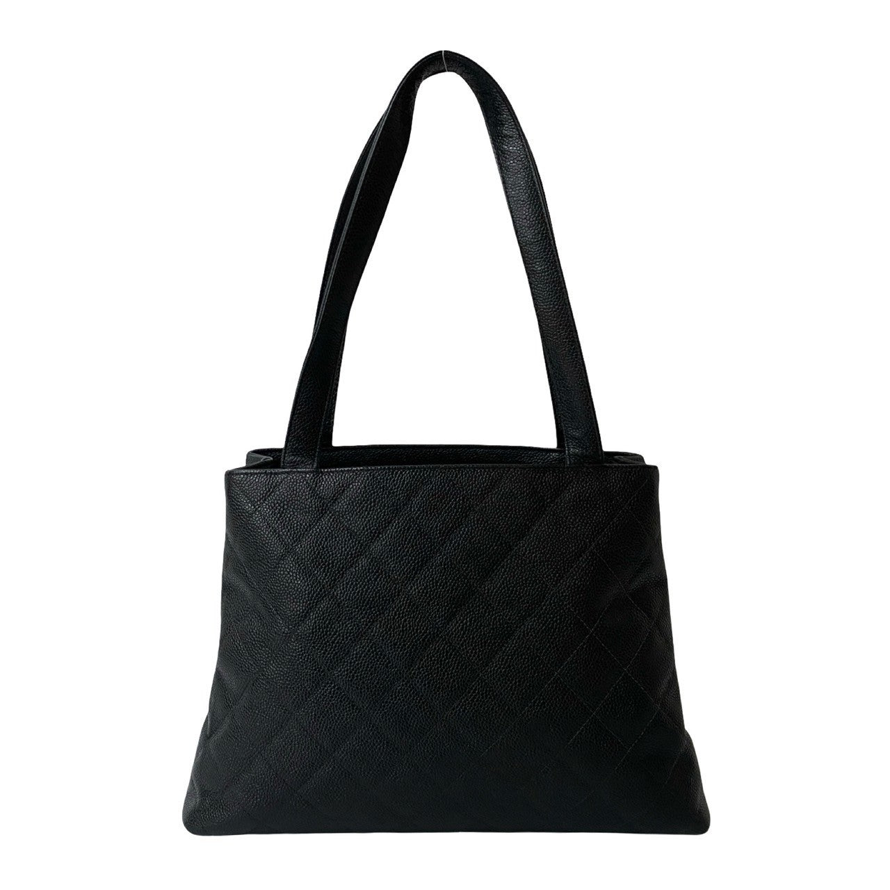 Chanel Matelassé Coco Mark Matte Caviar Skin Tote Bag