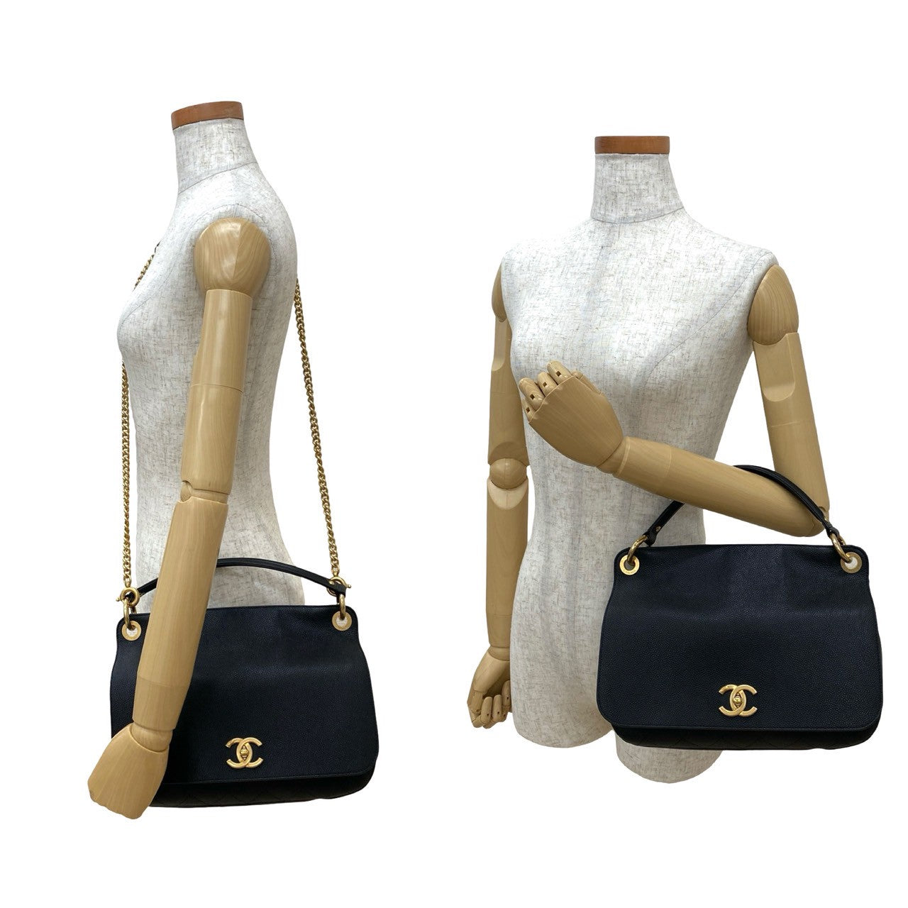 Chanel Caviar 2way Handbag