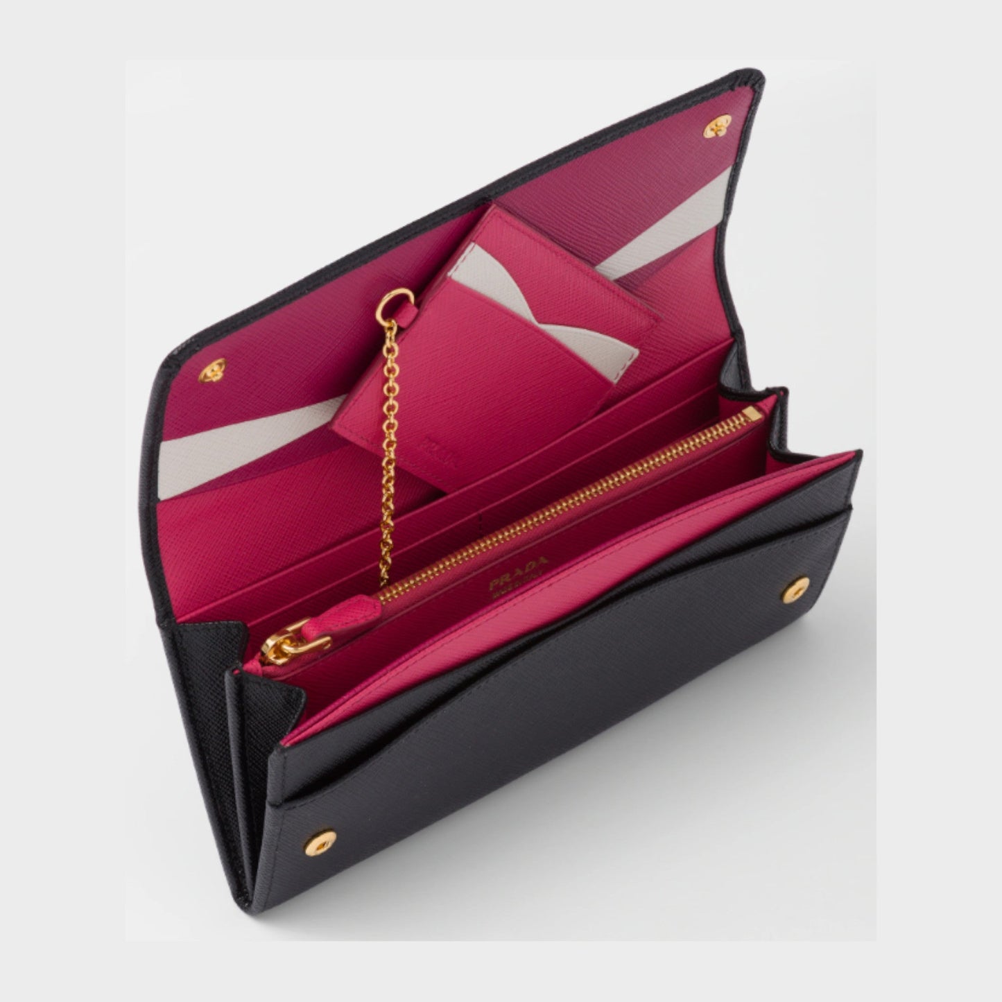Large Saffiano Leather Wallet