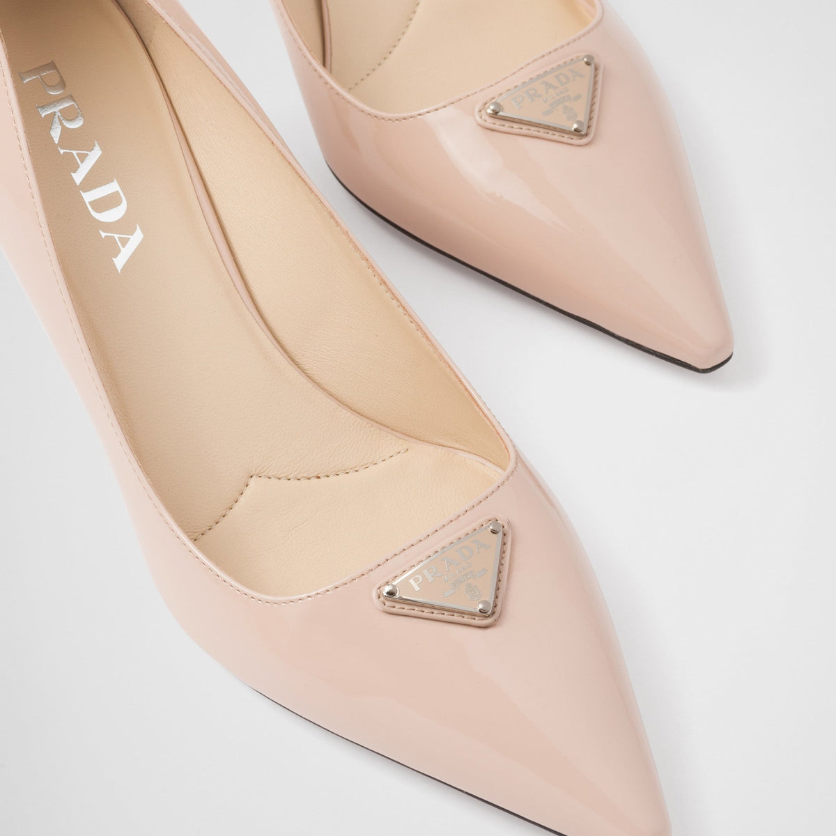 Patent-leather pumps