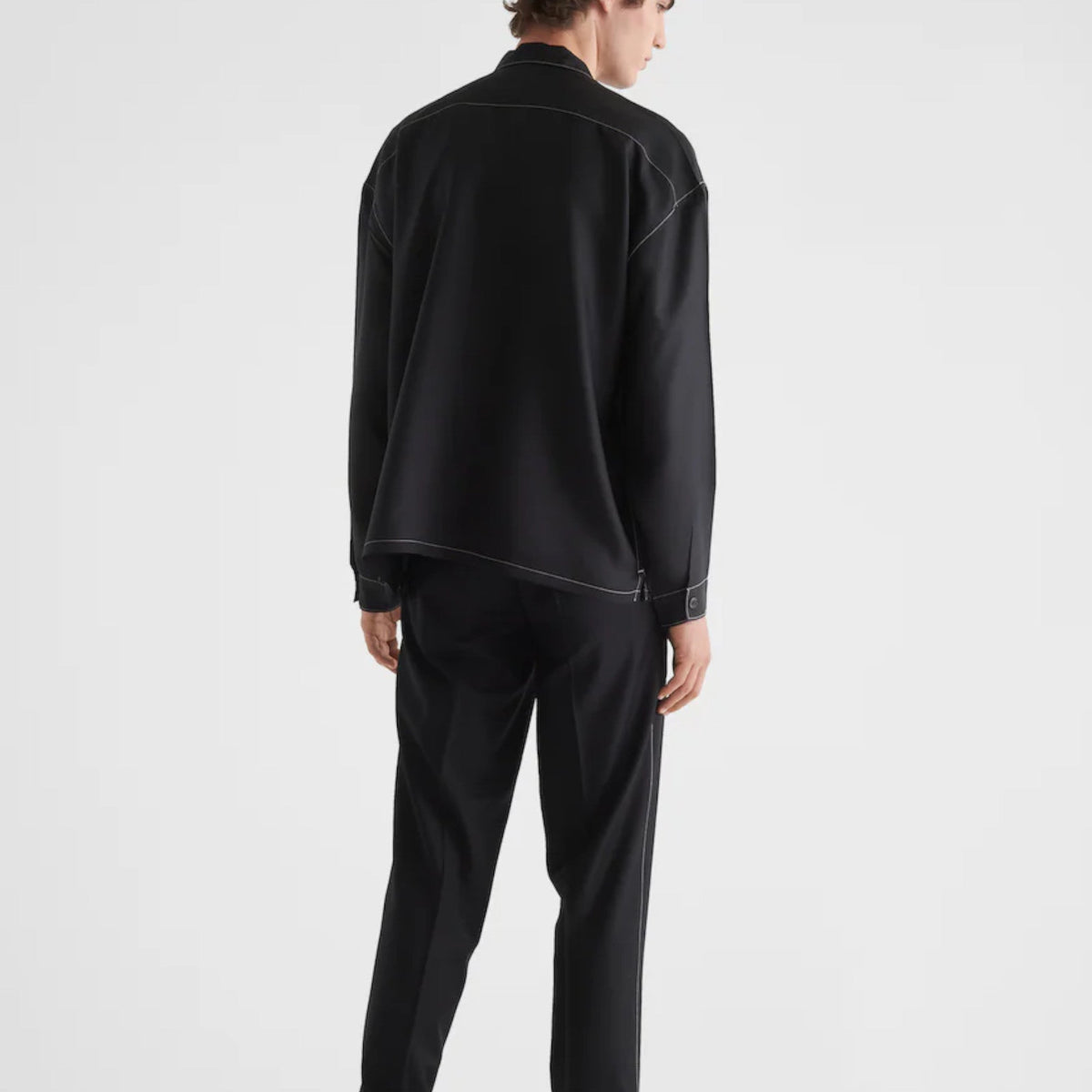Silk twill shirt