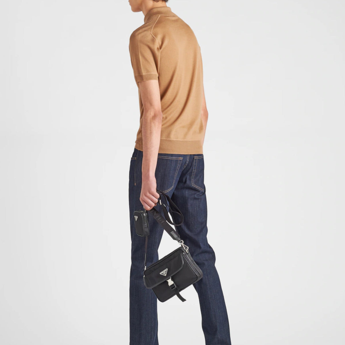 Cashmere polo shirt