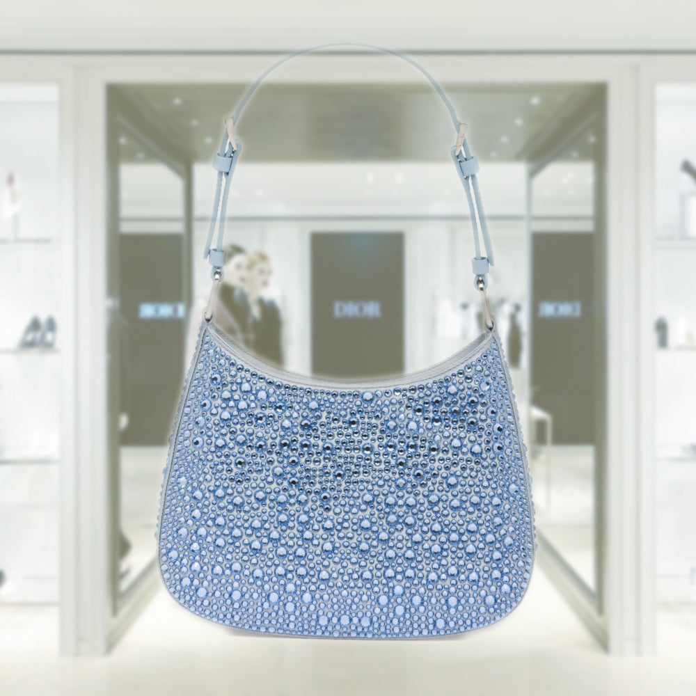 Prada Cleo satin bag with crystals